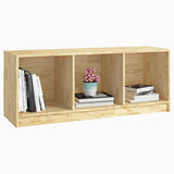 NNEVL TV Cabinet 104x33x41 cm Solid Pinewood