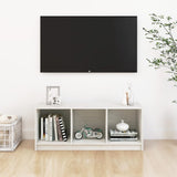 NNEVL TV Cabinet White 104x33x41 cm Solid Pinewood