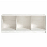 NNEVL TV Cabinet White 104x33x41 cm Solid Pinewood
