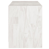 NNEVL TV Cabinet White 104x33x41 cm Solid Pinewood