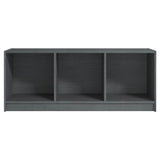 NNEVL TV Cabinet Grey 104x33x41 cm Solid Pinewood