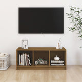 NNEVL TV Cabinet Honey Brown 104x33x41 cm Solid Pinewood