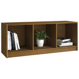 NNEVL TV Cabinet Honey Brown 104x33x41 cm Solid Pinewood