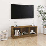 NNEVL TV Cabinet Honey Brown 104x33x41 cm Solid Pinewood