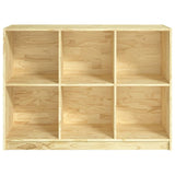 NNEVL Book Cabinet 104x33x76 cm Solid Pinewood