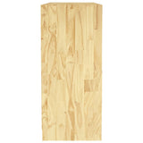 NNEVL Book Cabinet 104x33x76 cm Solid Pinewood