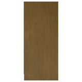 NNEVL Book Cabinet Honey Brown 104x33x76 cm Solid Pinewood