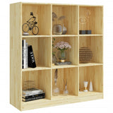 NNEVL Book Cabinet/Room Divider 104x33.5x110 cm Solid Pinewood