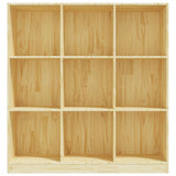 NNEVL Book Cabinet/Room Divider 104x33.5x110 cm Solid Pinewood