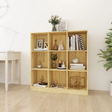 NNEVL Book Cabinet/Room Divider 104x33.5x110 cm Solid Pinewood