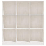 NNEVL Book Cabinet/Room Divider White 104x33.5x110 cm Solid Pinewood