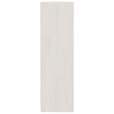 NNEVL Book Cabinet/Room Divider White 104x33.5x110 cm Solid Pinewood