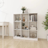 NNEVL Book Cabinet/Room Divider White 104x33.5x110 cm Solid Pinewood