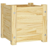 NNEVL Garden Planter 31x31x31 cm Solid Pinewood