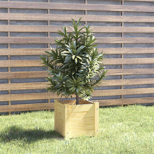 NNEVL Garden Planter 31x31x31 cm Solid Pinewood