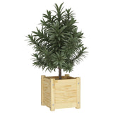 NNEVL Garden Planters 2 pcs 31x31x31 cm Solid Pinewood