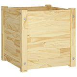 NNEVL Garden Planter 40x40x40 cm Solid Pinewood