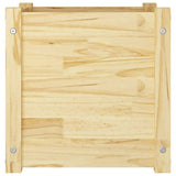 NNEVL Garden Planter 40x40x40 cm Solid Pinewood