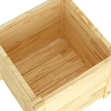 NNEVL Garden Planter 40x40x40 cm Solid Pinewood
