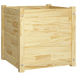 NNEVL Garden Planter 50x50x50 cm Solid Pinewood