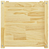 NNEVL Garden Planter 50x50x50 cm Solid Pinewood