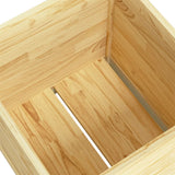NNEVL Garden Planter 50x50x50 cm Solid Pinewood