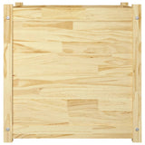 NNEVL Garden Planter 60x60x60 cm Solid Pinewood