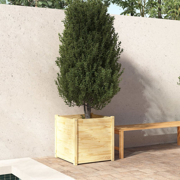 NNEVL Garden Planter 60x60x60 cm Solid Pinewood