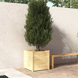 NNEVL Garden Planter 60x60x60 cm Solid Pinewood