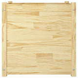 NNEVL Garden Planters 2 pcs 60x60x60 cm Solid Pinewood