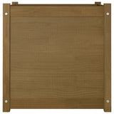 NNEVL Garden Planter Honey Brown 60x60x60 cm Solid Pinewood