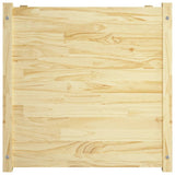 NNEVL Garden Planter 70x70x70 cm Solid Pinewood