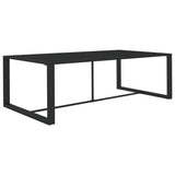 NNEVL Outdoor Dining Table Anthracite 120x60x66 cm Aluminium
