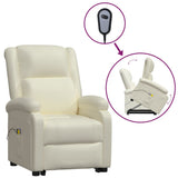NNEVL Stand up Massage Chair Cream Faux Leather