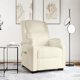 NNEVL Stand up Massage Chair Cream Faux Leather