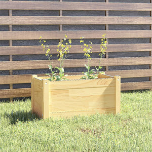 NNEVL Garden Planter 60x31x31 cm Solid Pinewood