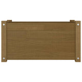 NNEVL Garden Planters 2 pcs Honey Brown 60x31x31 cm Solid Pinewood