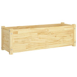 NNEVL Garden Planter 100x31x31 cm Solid Pinewood
