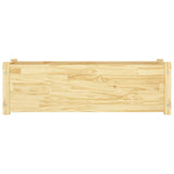 NNEVL Garden Planter 100x31x31 cm Solid Pinewood