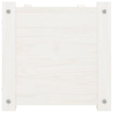 NNEVL Garden Planters 2 pcs White 100x31x31 cm Solid Pinewood