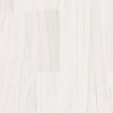 NNEVL Garden Planters 2 pcs White 100x31x31 cm Solid Pinewood
