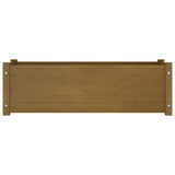 NNEVL Garden Planter Honey Brown 100x31x31 cm Solid Pinewood