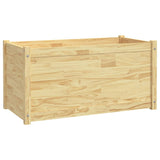 NNEVL Garden Planter 100x50x50 cm Solid Pinewood