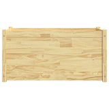 NNEVL Garden Planter 100x50x50 cm Solid Pinewood