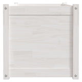 NNEVL Garden Planter White 100x50x50 cm Solid Pinewood