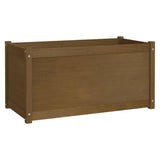 NNEVL Garden Planter Honey Brown 100x50x50 cm Solid Pinewood