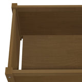 NNEVL Garden Planter Honey Brown 100x50x50 cm Solid Pinewood