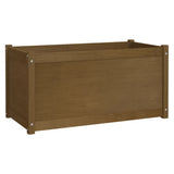 NNEVL Garden Planters 2 pcs Honey Brown 100x50x50cm Solid Pinewood