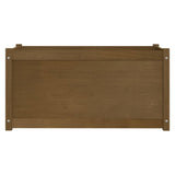 NNEVL Garden Planters 2 pcs Honey Brown 100x50x50cm Solid Pinewood