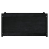 NNEVL Garden Planter Black 100x50x50 cm Solid Pinewood